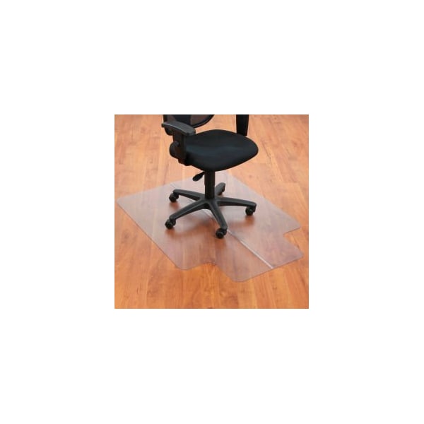 Aleco Interion Office Chair Mat for Hard Floor - 36"W x 48"L with 20" x 10" Lip - Straight Edge 130225 - main
